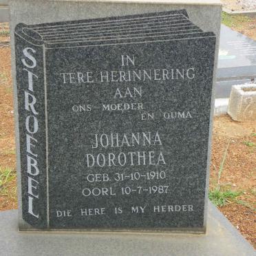STROEBEL Johanna Dorothea 1910-1987