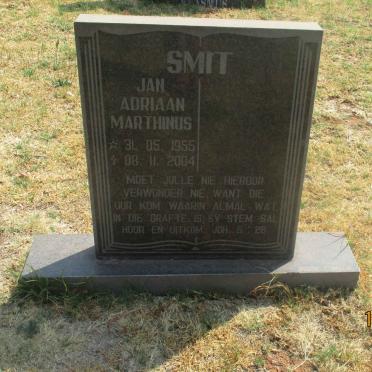 SMIT Jan Adriaan Marthinus 1955-2004