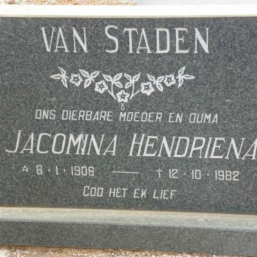 STADEN Jacomina Hendriena, van 1906-1982