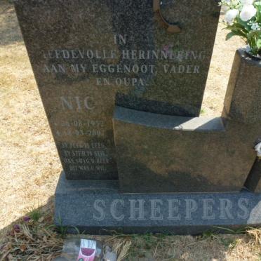 SCHEEPERS Nic 1952-2007