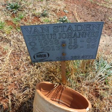 STADEN Petrus Johannes, van 1938-2013
