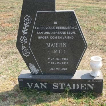 STADEN J.M.C., van 1965-2010