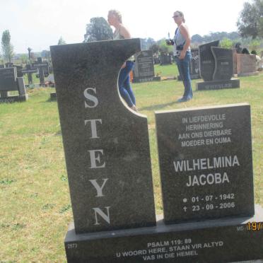 STEYN Wilhelmina Jacoba 1942-2006