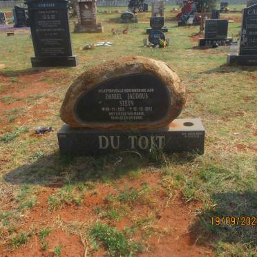 TOIT Daniel Jacobus Steyn, du 1925-2012