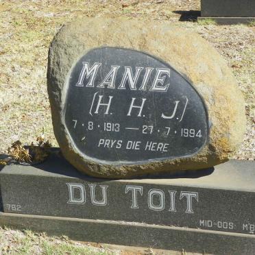 TOIT H.H.J., du 1913-1994