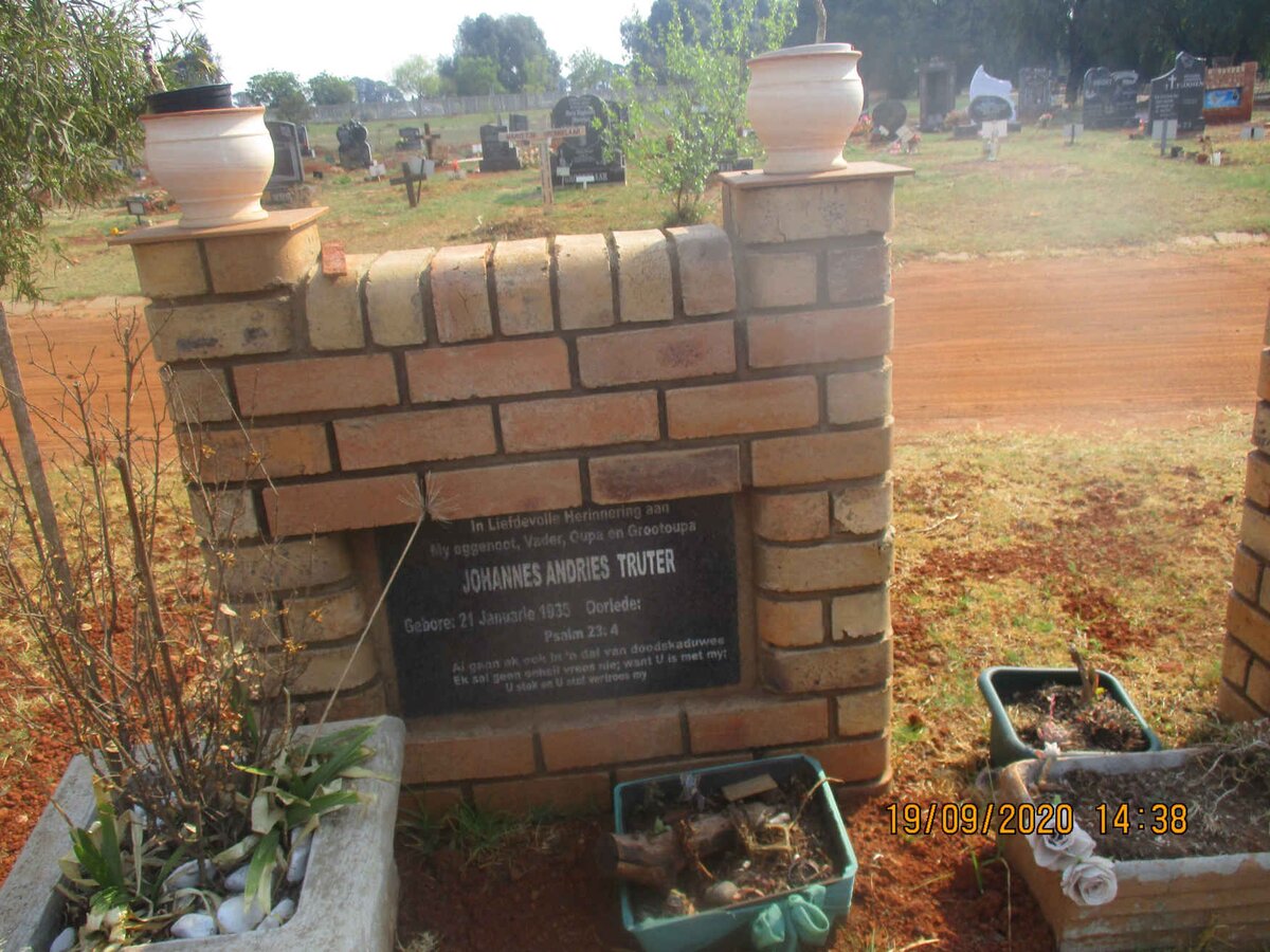 TRUTER Johannes Andries 1935-