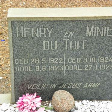 TOIT Henry, du 1922-1923 :: TOIT Minie, du 1924-1925