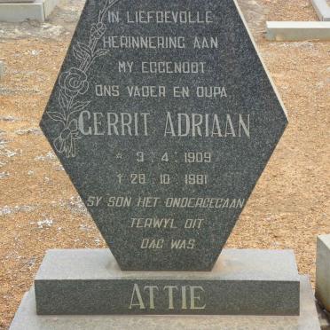 ? Gerrit Adriaan 1909-1981