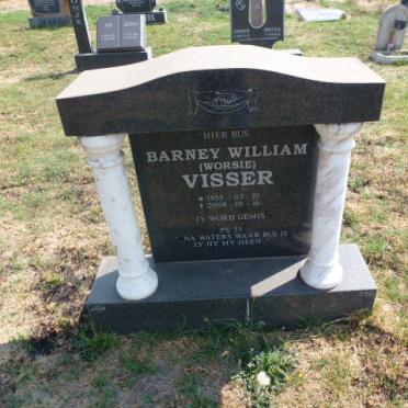 VISSER Barney William 1955-2009