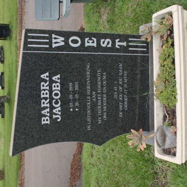 WOEST Barbra Jacoba 1959-2003