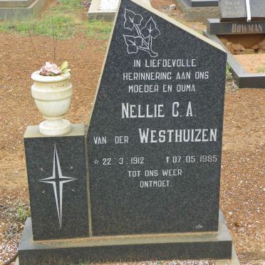 WESTHUIZEN Nellie C.A., van der 1912-1985