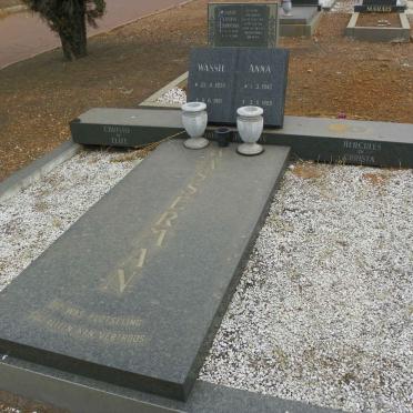 WASSERMAN Wassie 1934–1981 & Anna 1942–1989 #1