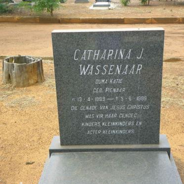 WASSENAAR Catharina J. nee PIENAAR 1899-1989