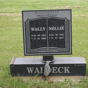 WALDECK Wally 1928-2009 &amp; Nellie 1932-1917