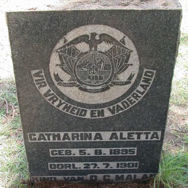 MALAN Catharina Aletta 1895-1901