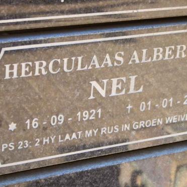 NEL Herculaas Albertus 1921-2009