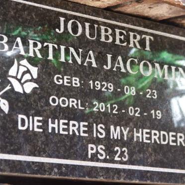 JOUBERT Bartina Jacomina 1929-2012