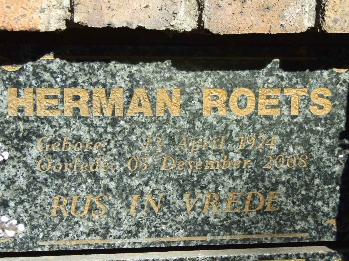 ROETS Herman 1924-2011