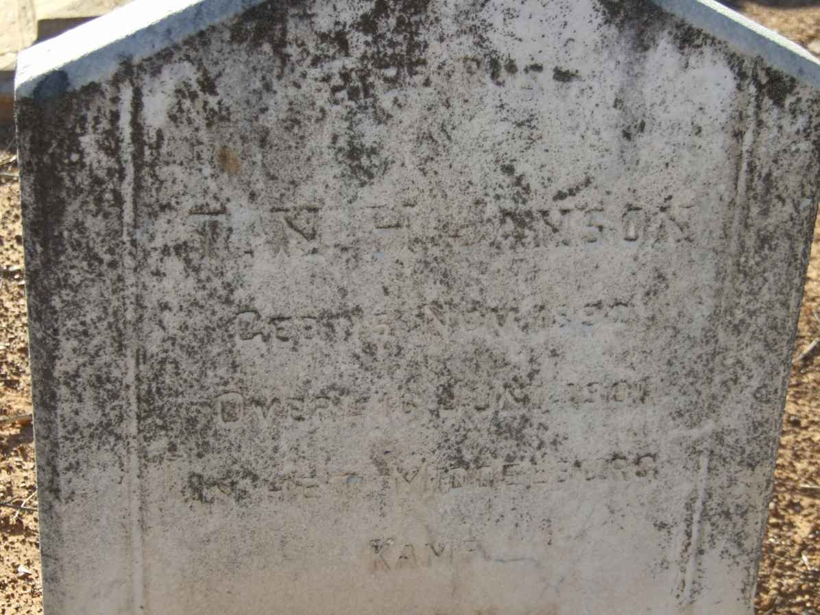 JANSON T.N.H. 1892-1901 #1