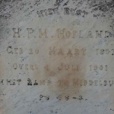 HOFLAND H.P.M. 1897-1901