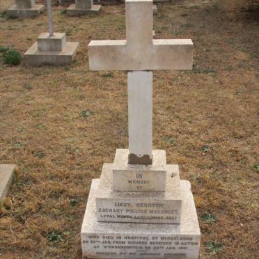 MACAULEY Kenneth Zachary Pollock -1901