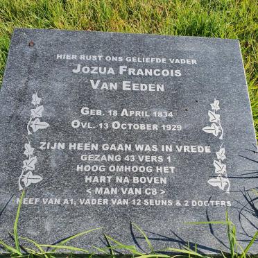 EEDEN Jozua Francois, van 1834-1929 #2