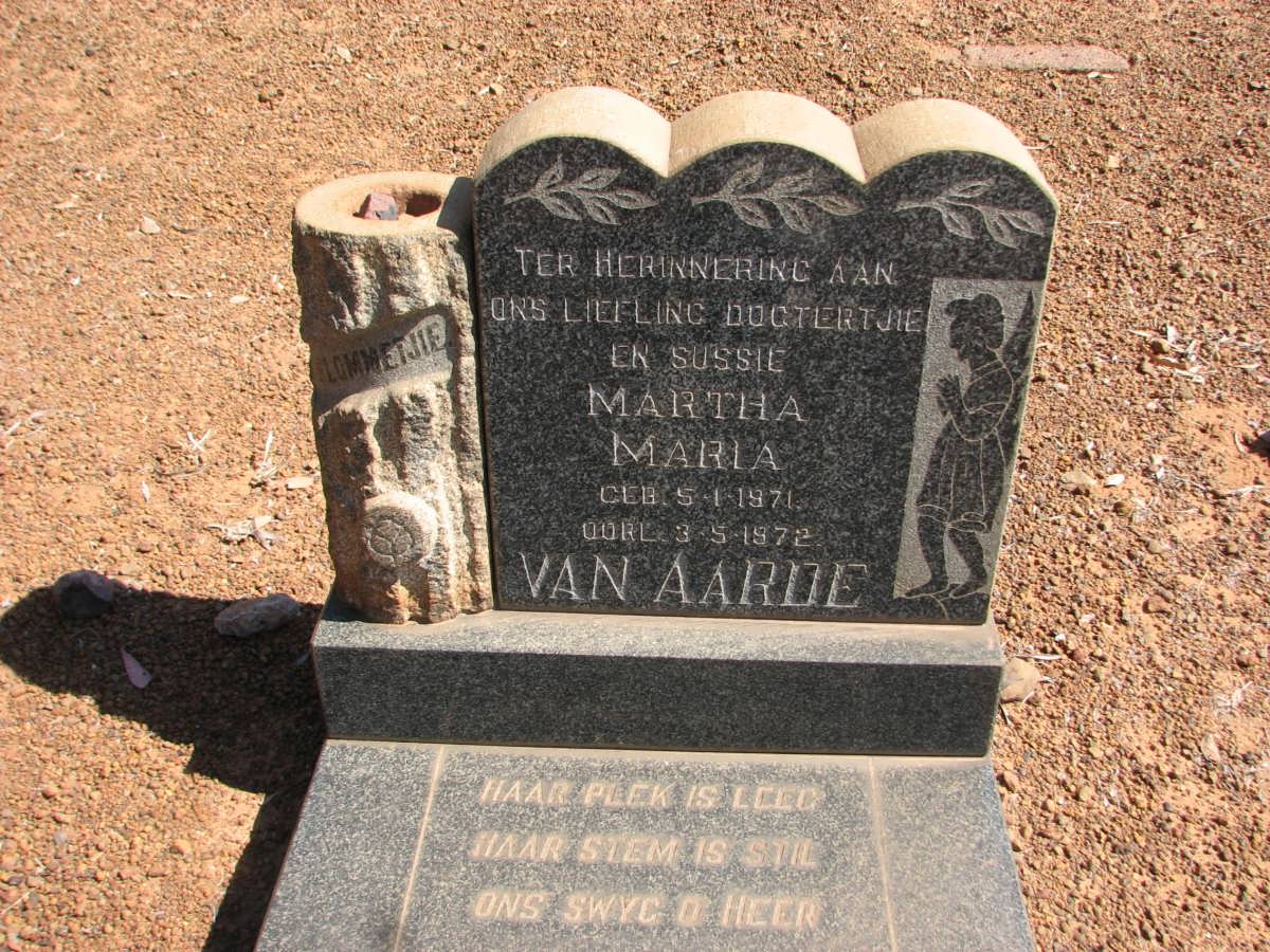 AARDE Martha Maria, van 1971-1972
