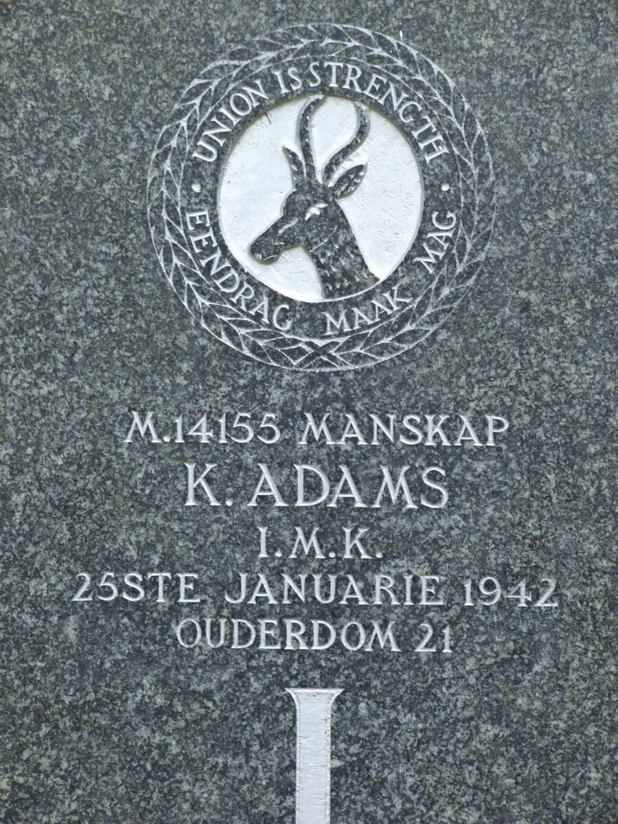 ADAMS K. -1942