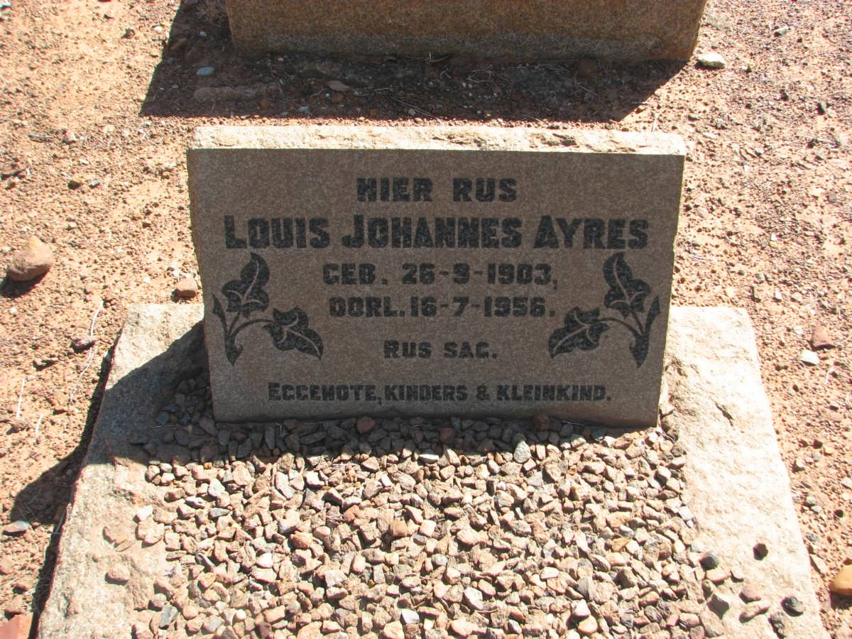 AYRES Louis Johannes 1903-1956