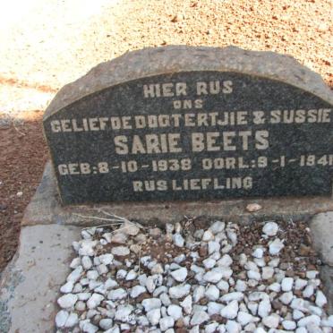 BEETS Sarie 1938-1941