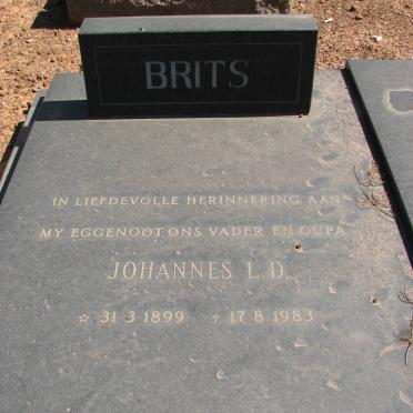 BRITS Johannes L.D. 1899-1983