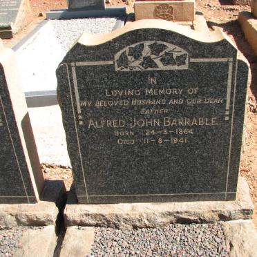 BARRABLE Alfred John 1864-1941 & Harriet 1866-1949 #1