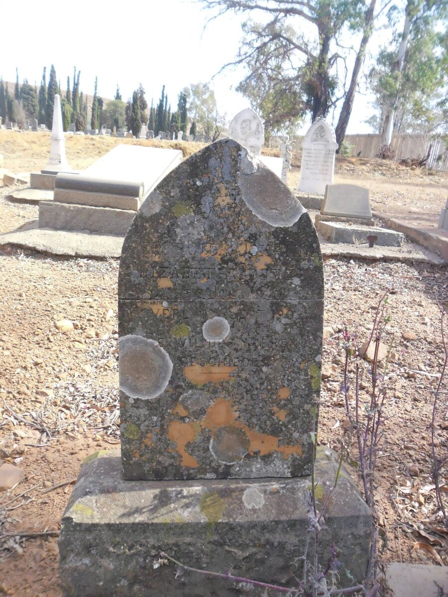 COETZEE Gertruida Johanna Elizabeth 1900-1909