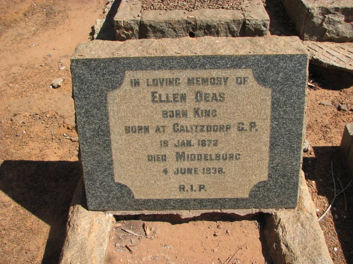 DEAS Ellen nee KING 1872-1938