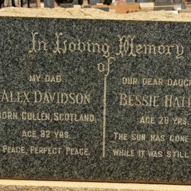 DAVIDSON Alex :: HATLEY Bessie