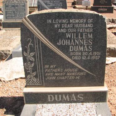 DUMAS Willem Johannes 1901-1957
