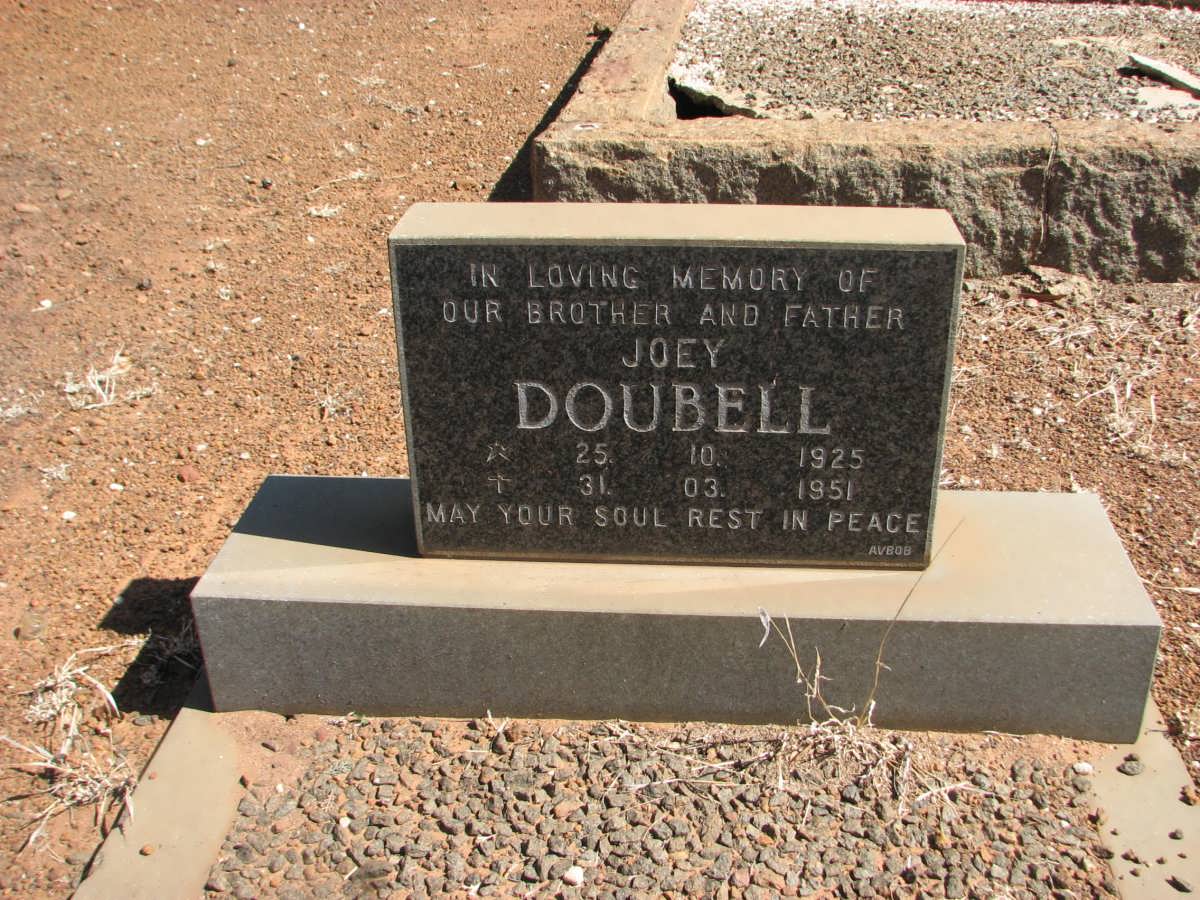 DOUBELL Joey 1925-1951