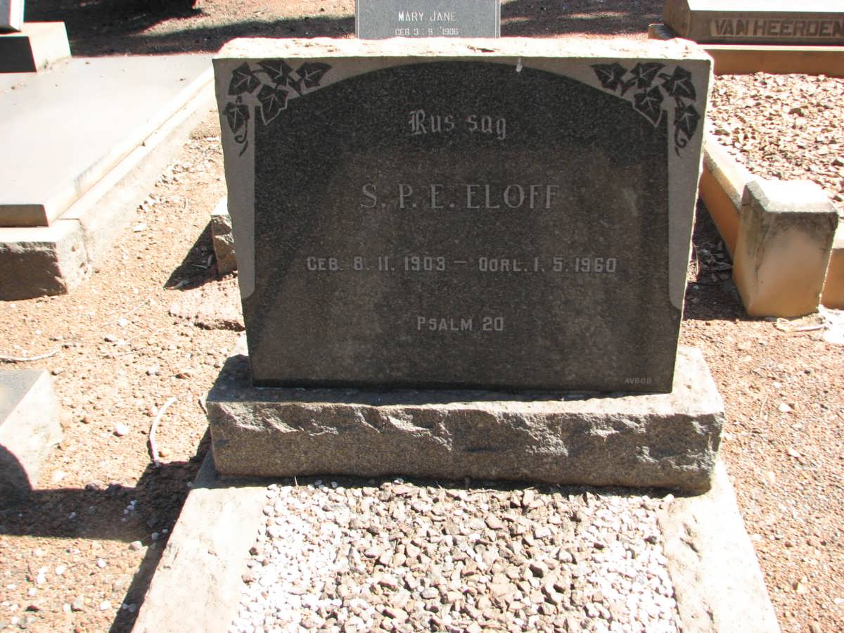 ELOFF S.P.E. 1903-1960