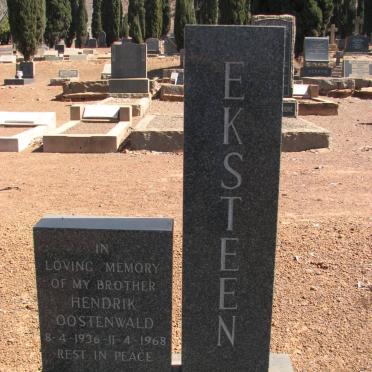 EKSTEEN Hendrik Oostenwald 1936-1968