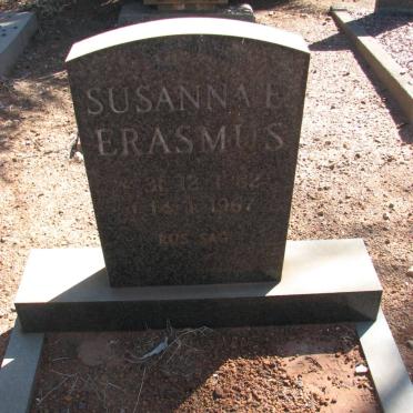 ERASMUS Susanna E. 1882-1967