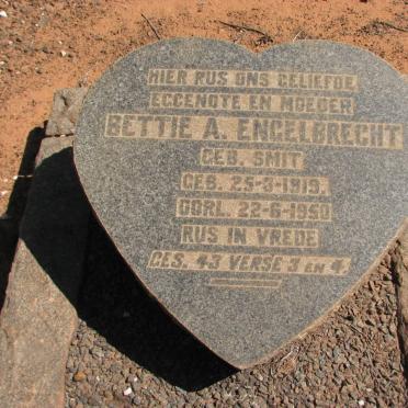 ENGELBRECHT Bettie A. nee SMIT 1919-1950