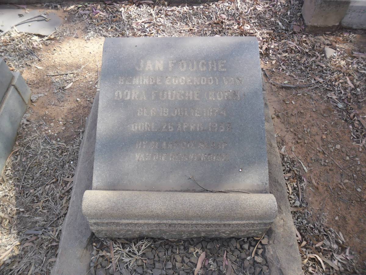 FOUCHE Jan 1874-19?7