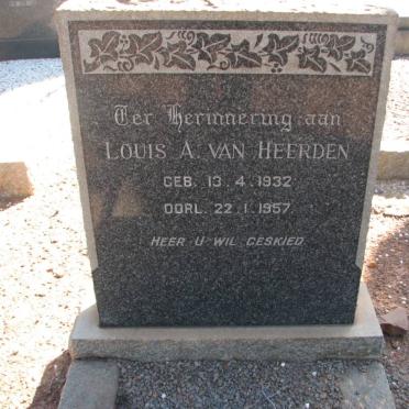 HEERDEN Louis A., van 1932-1957