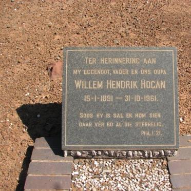 HOGAN Willem Hendrik 1891-1961