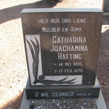 HATTING Catharina Joachamina 1896-1970