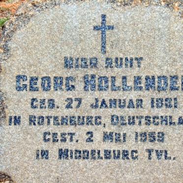 HOLLENDER Georg 1881-1959
