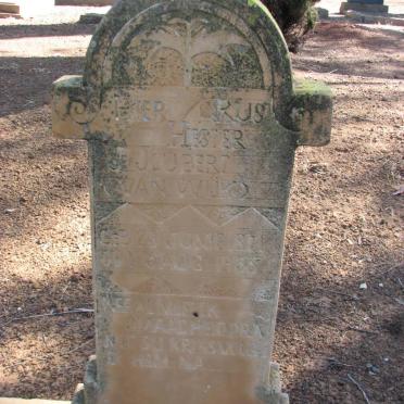 JOUBERT Hester J. nee VAN WIJK 1871-1935