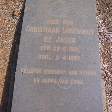 JAGER Christiaan Lodewikus, de 1921-1957