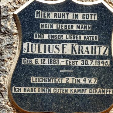 KRAHTZ Julius F. 1893-1945