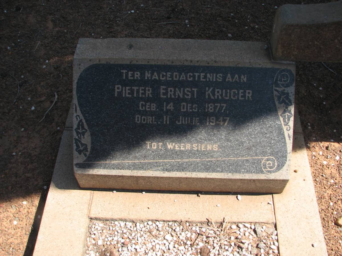 KRUGER Pieter Ernst 1877-1947